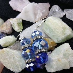 Glass beads earrings